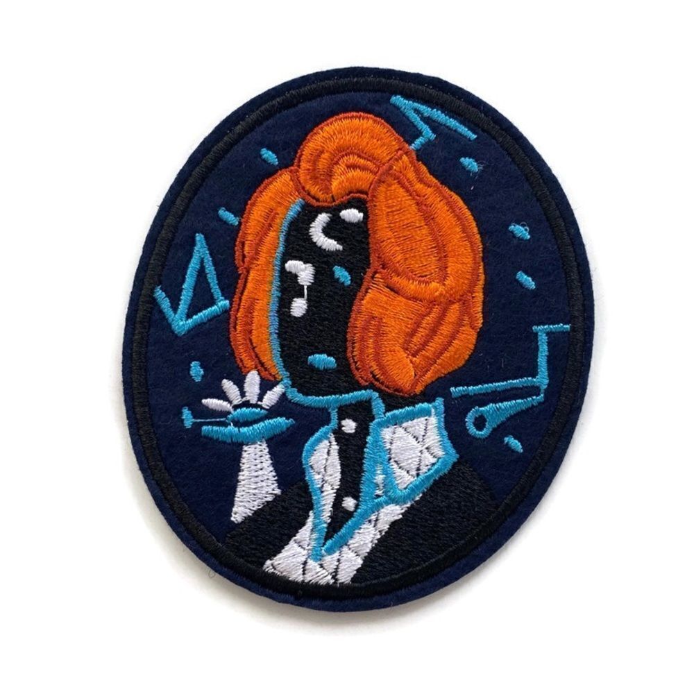 AI Robo Jetson Embroidered Patch